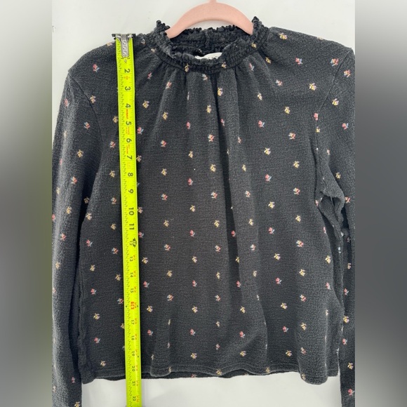 Texture & Thread by Madewell Ruffle Floral Long Bell Sleeve Blouse - Picture 7 of 12